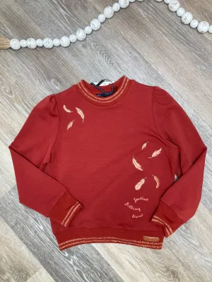 NON Kate Pullover with Feather Embroidery