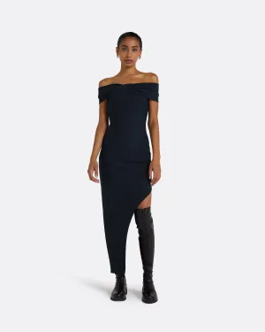 Nouvia Navy Knit Dress