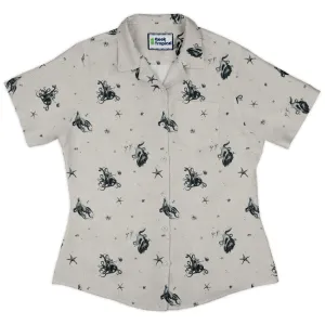 Octopus Curvy Button Up Shirt