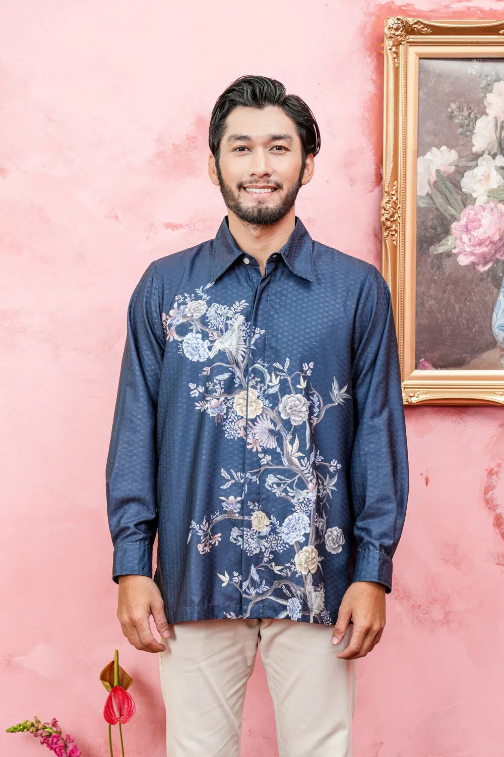 Ornella Long Shirt Men (Minor) Admiral Navy