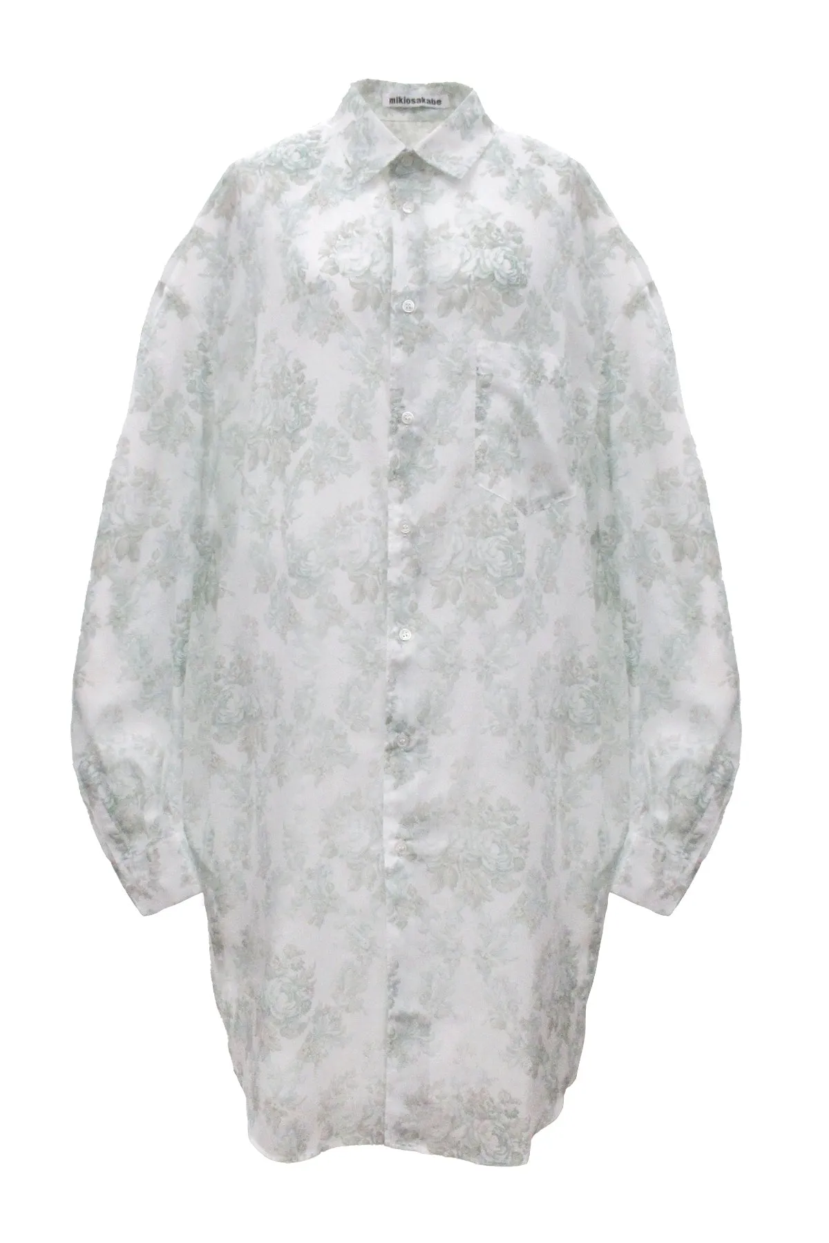 Oval Long Shirt / Flower