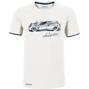 Pagani Huayra Roadster Men's T-Shirt Print  -White