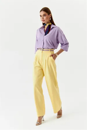 Palazzo high waist yellow