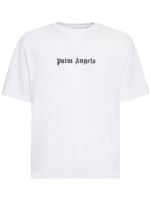 Palm Angels   Classic logo slim cotton t-shirt 