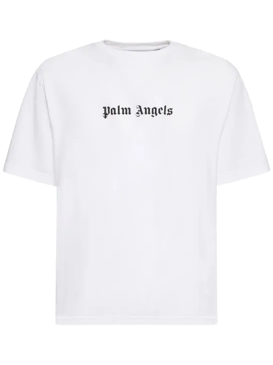 Palm Angels   Classic logo slim cotton t-shirt 