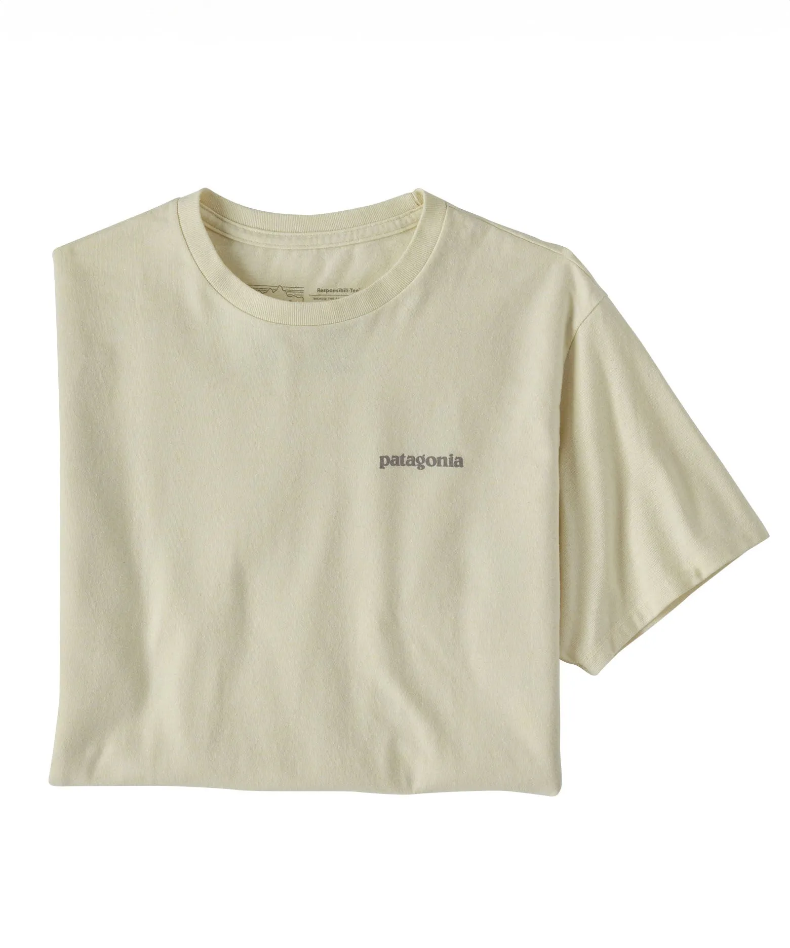 Patagonia Adult Fitz Roy Icon Responsibili-Tee - Birch White