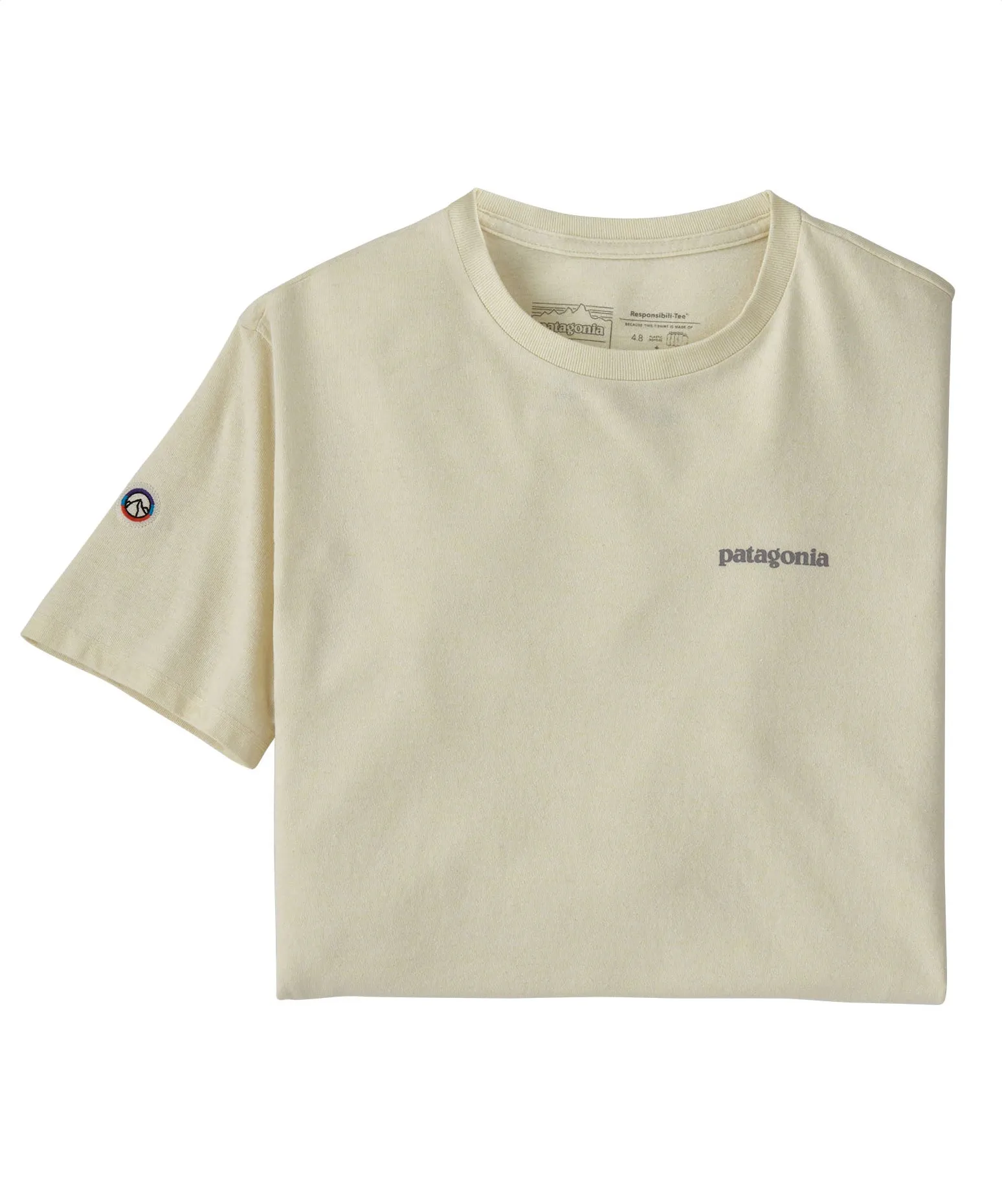 Patagonia Adult Fitz Roy Icon Responsibili-Tee - Birch White