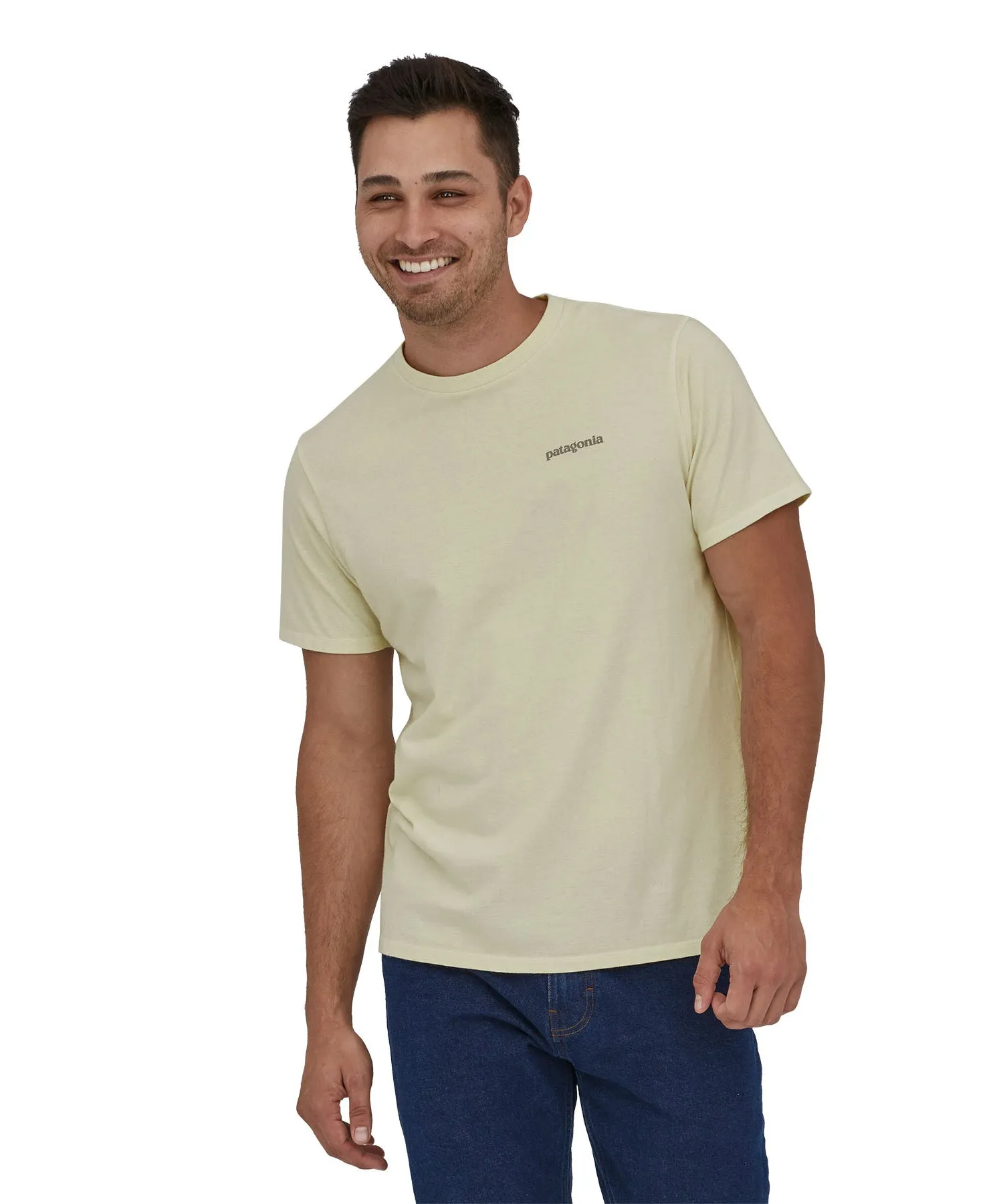 Patagonia Adult Fitz Roy Icon Responsibili-Tee - Birch White