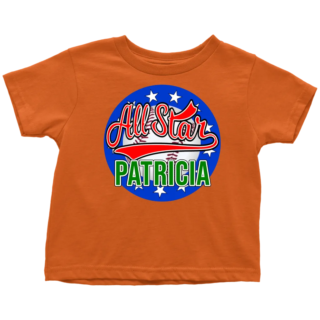 PATRICIA ALL STAR TODDLER T-SHIRT FOR PATRICIA