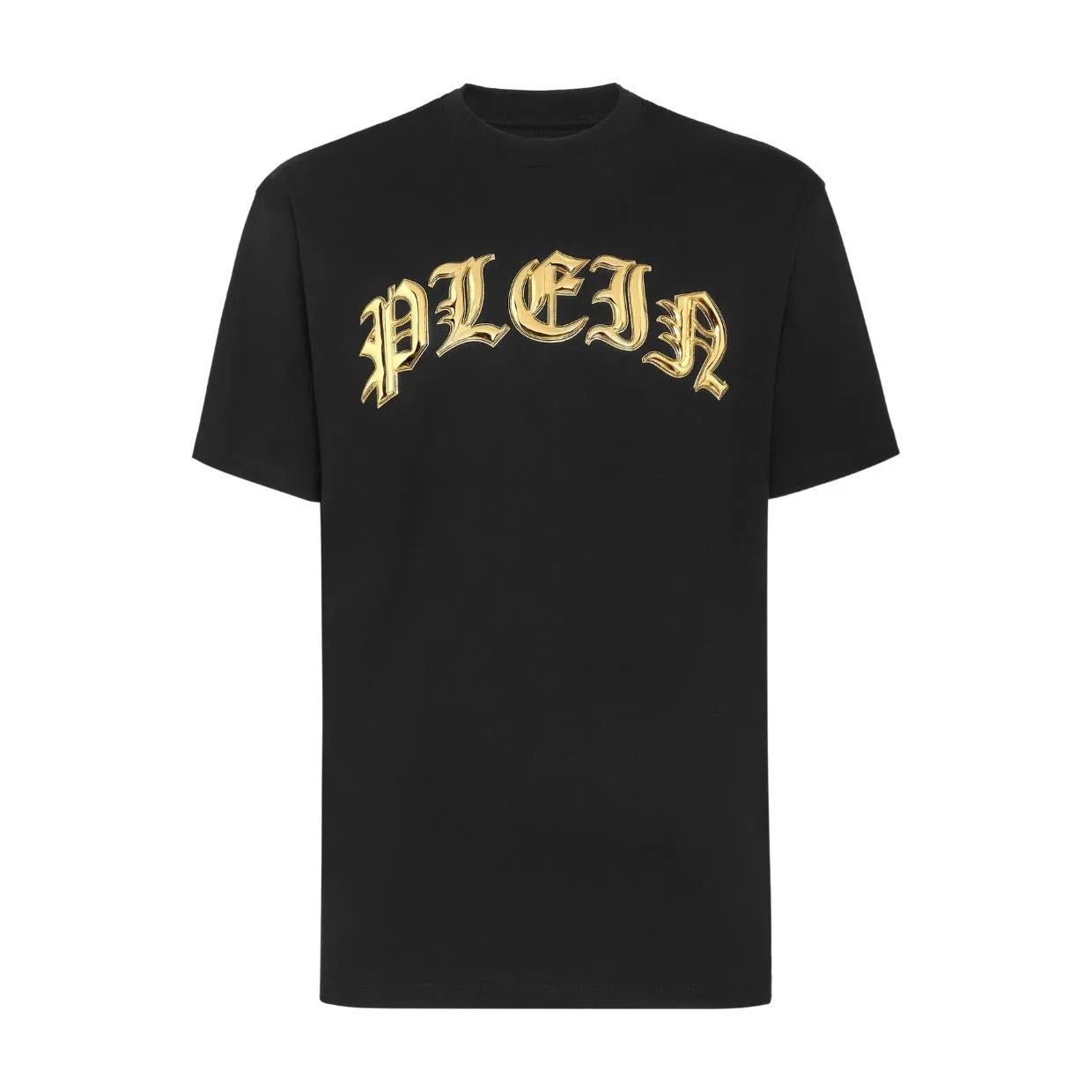 Philipp Plein Metallic Effect Logo T-Shirt