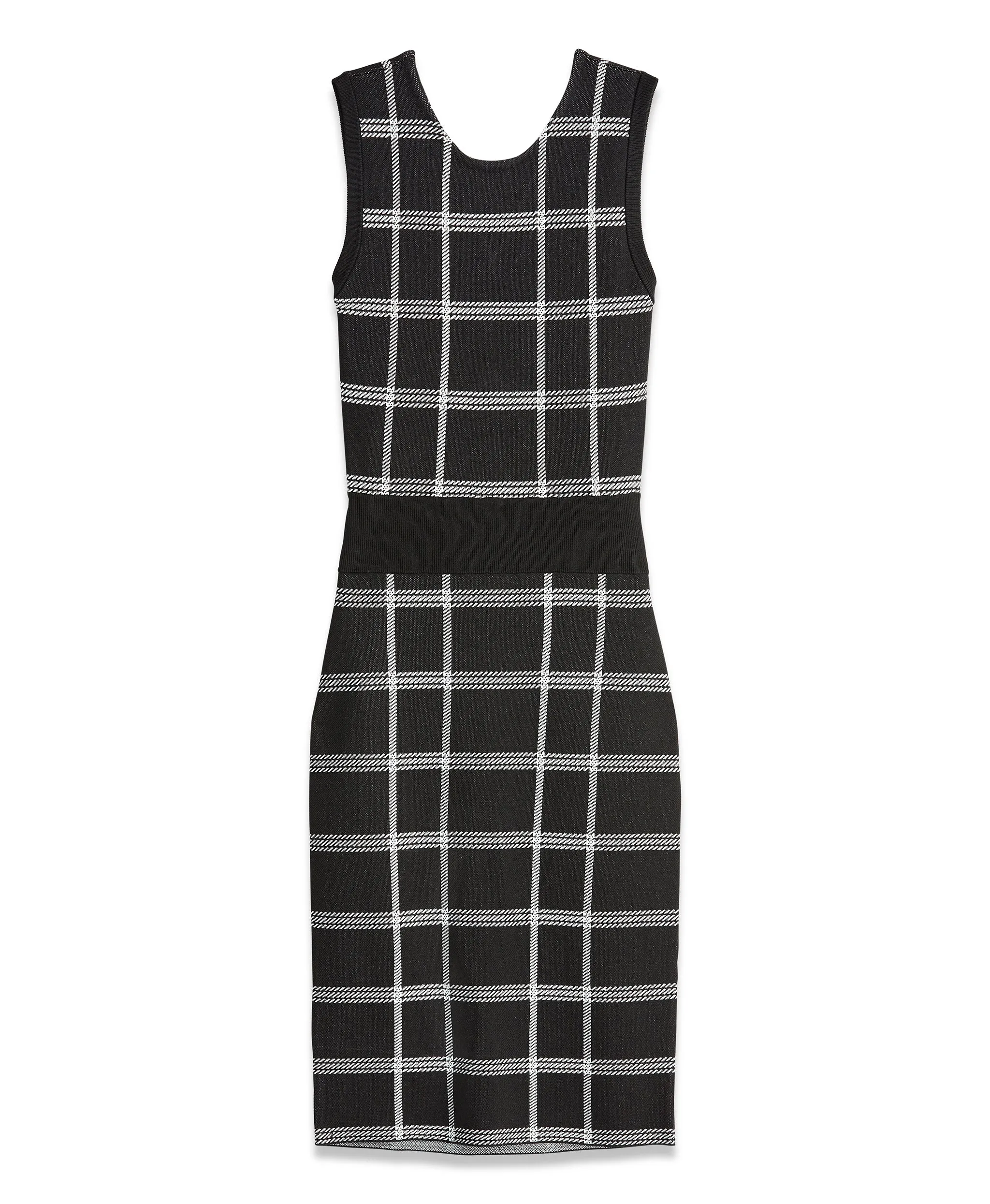 Plaid Knit Dress