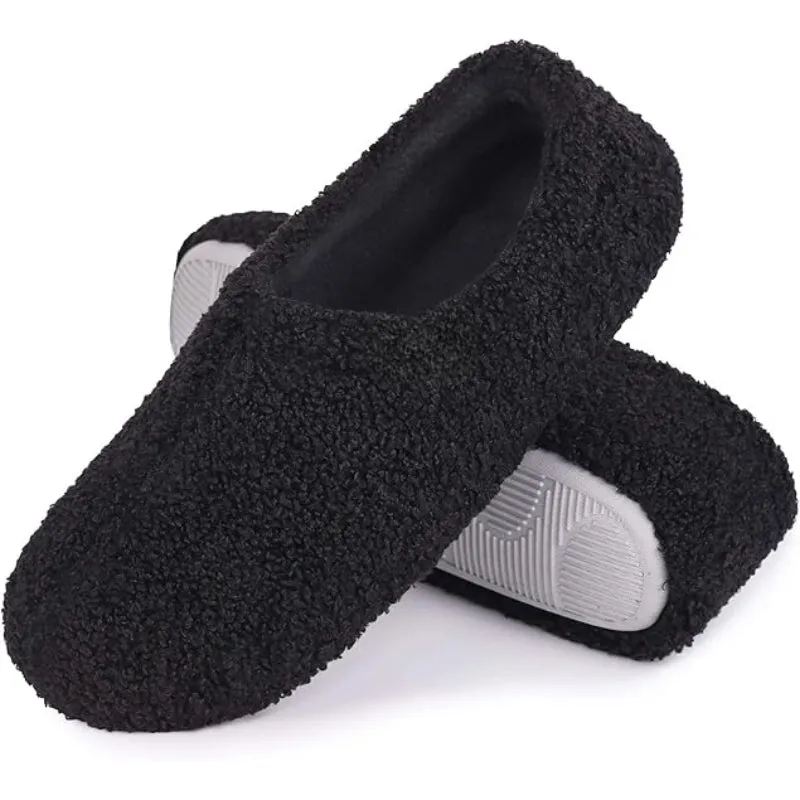 Plush Fur Memory Foam Loafer Slippers