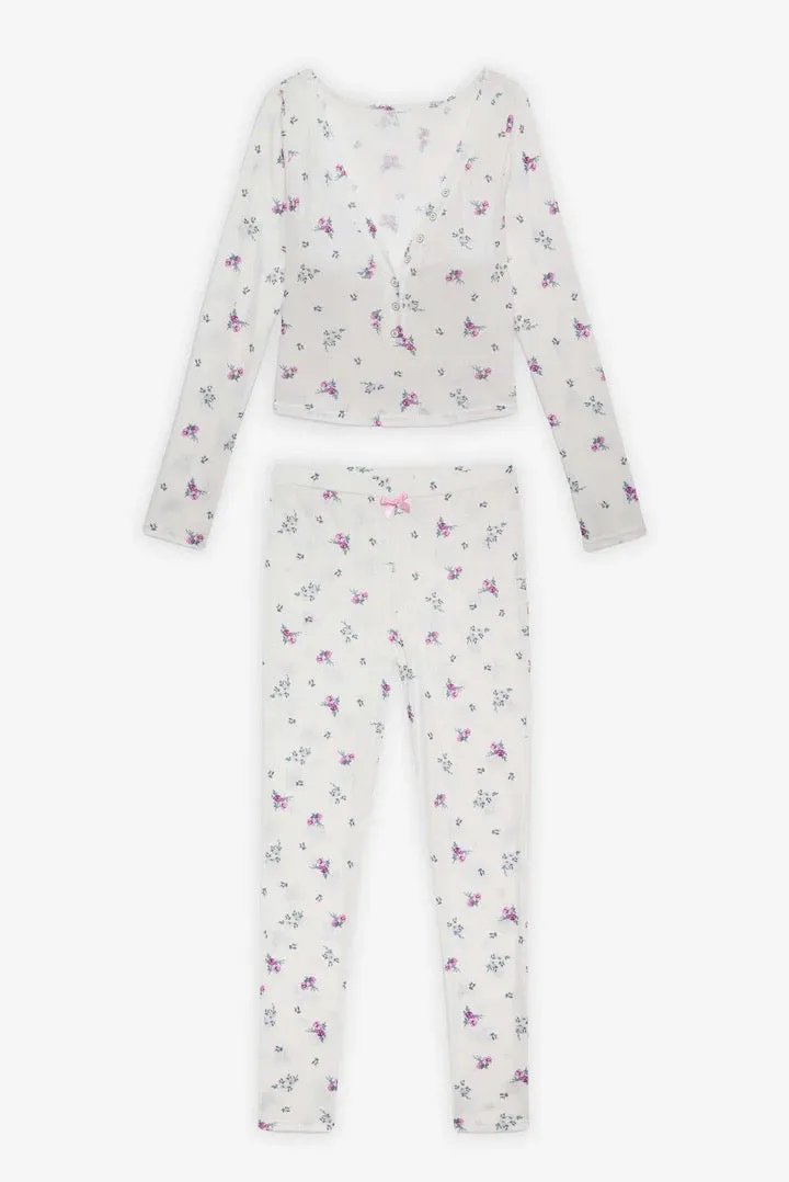 Pointelle Sleep Set