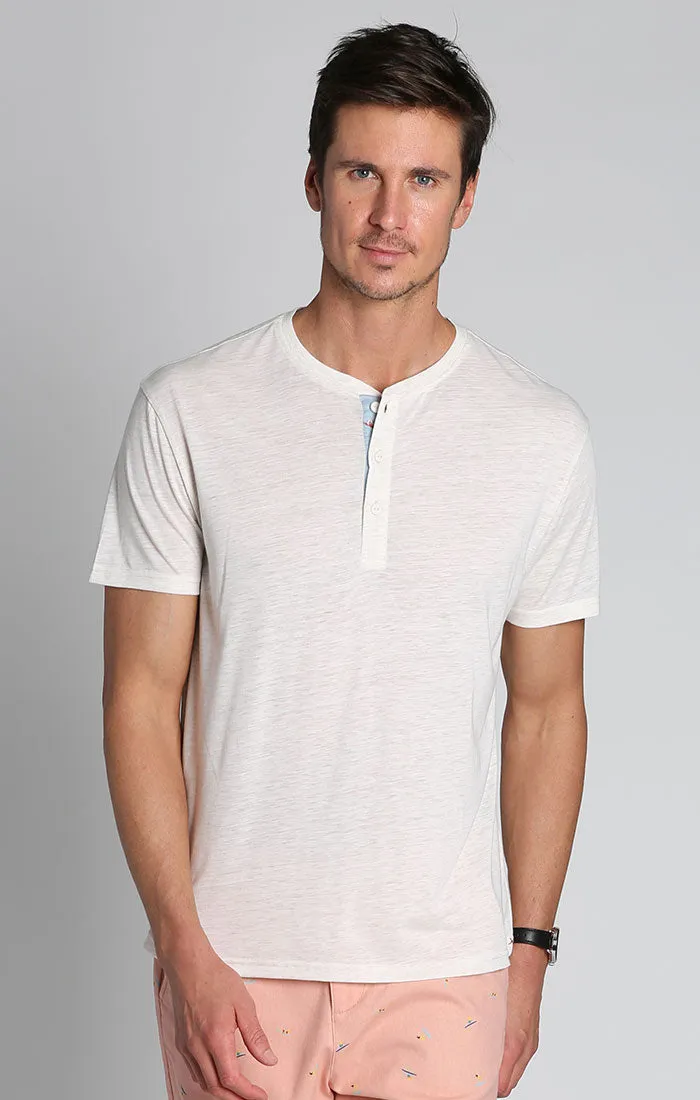 Poly Viscose Soft Henley