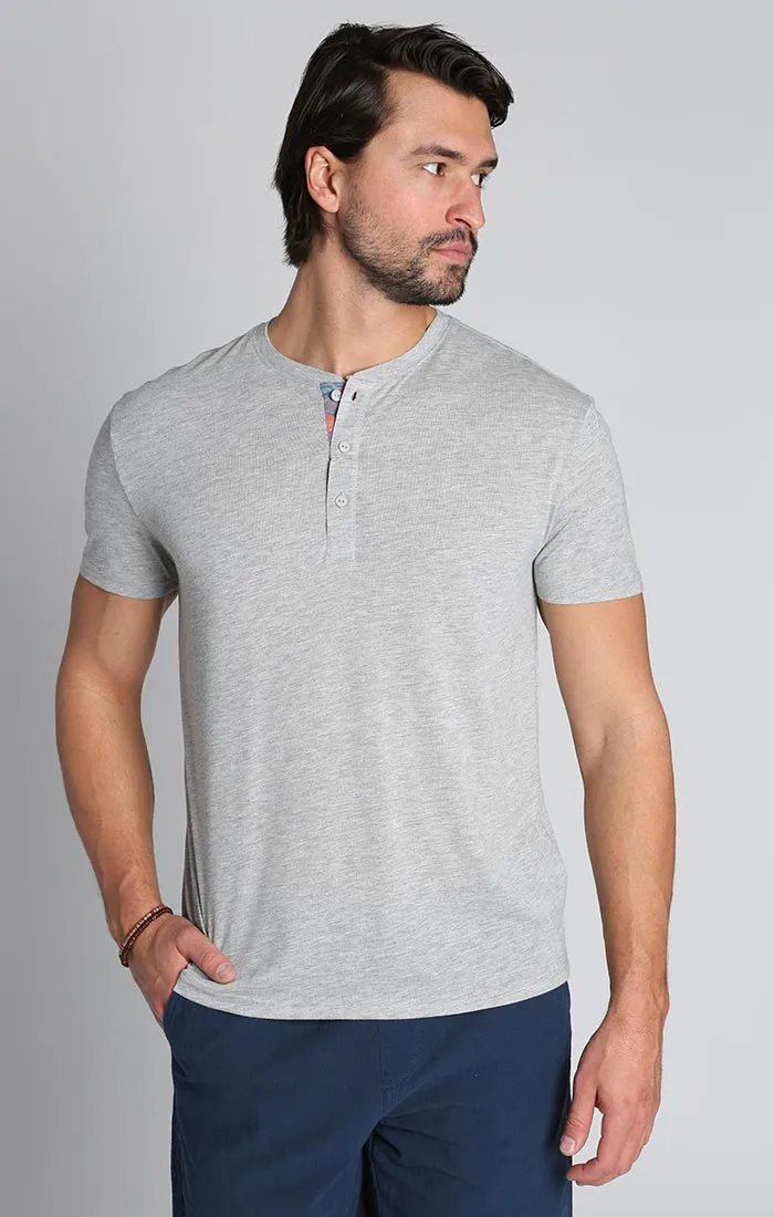 Poly Viscose Soft Henley