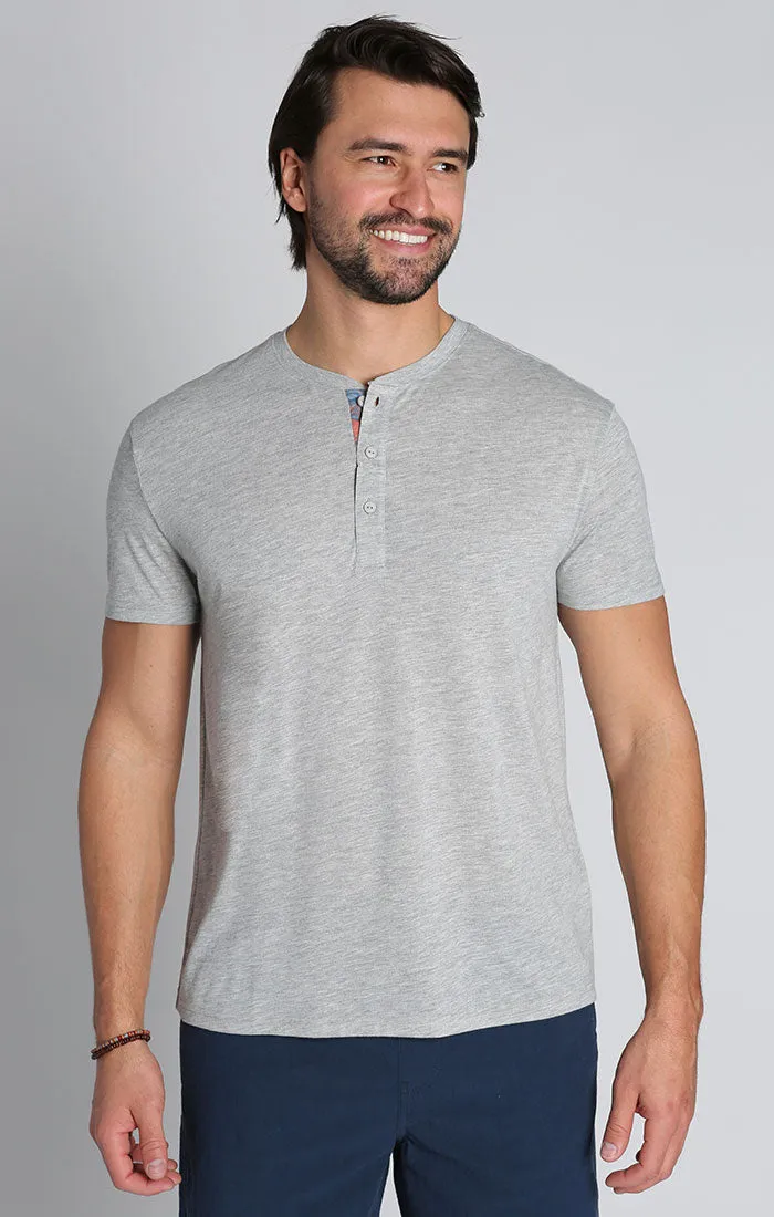 Poly Viscose Soft Henley