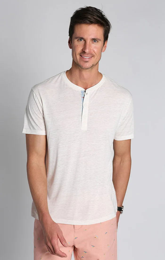 Poly Viscose Soft Henley