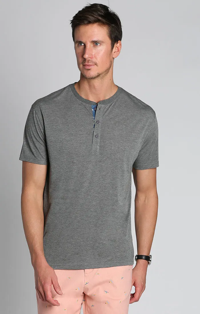 Poly Viscose Soft Henley