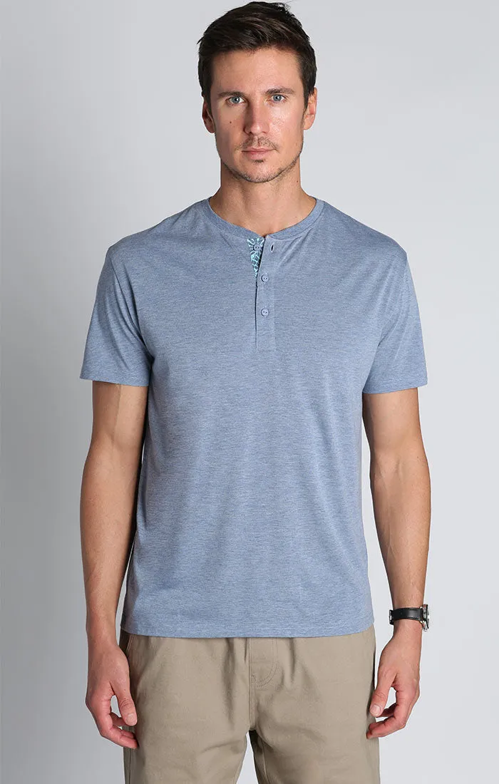 Poly Viscose Soft Henley