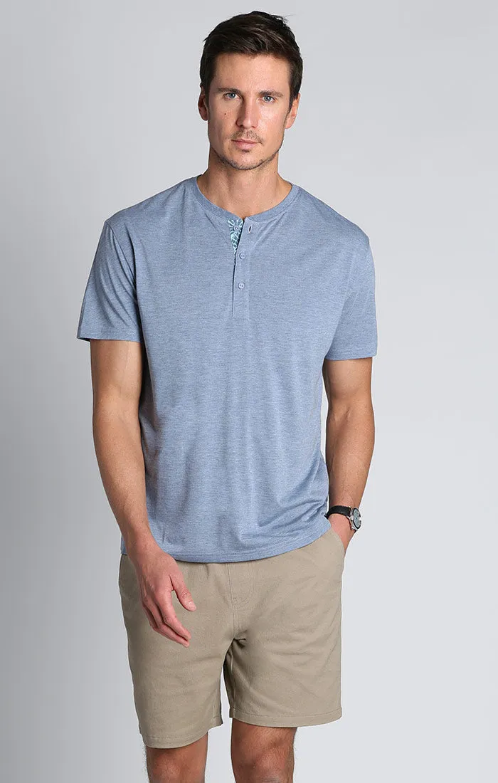 Poly Viscose Soft Henley