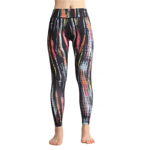 Printed High Waist Running Yoga Pants