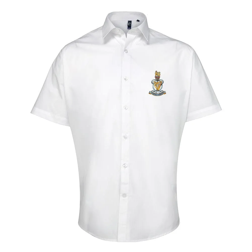 Queen's Royal Hussars Embroidered Short Sleeve Oxford Shirt