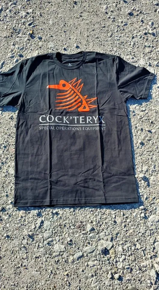 Red/silver Print Cock'teryx Tshirt