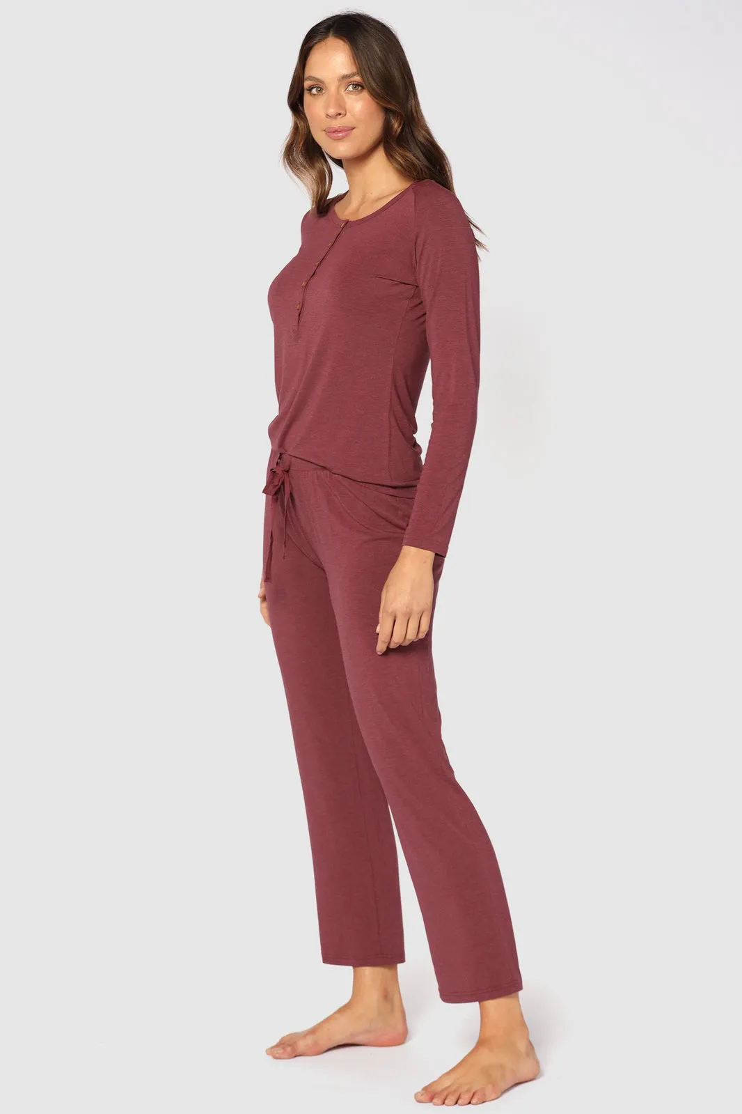 Relax PJ Pants - Burgundy