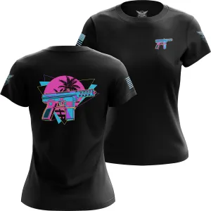 Retro Wave Tec9 Women's Short Sleeve Shirt