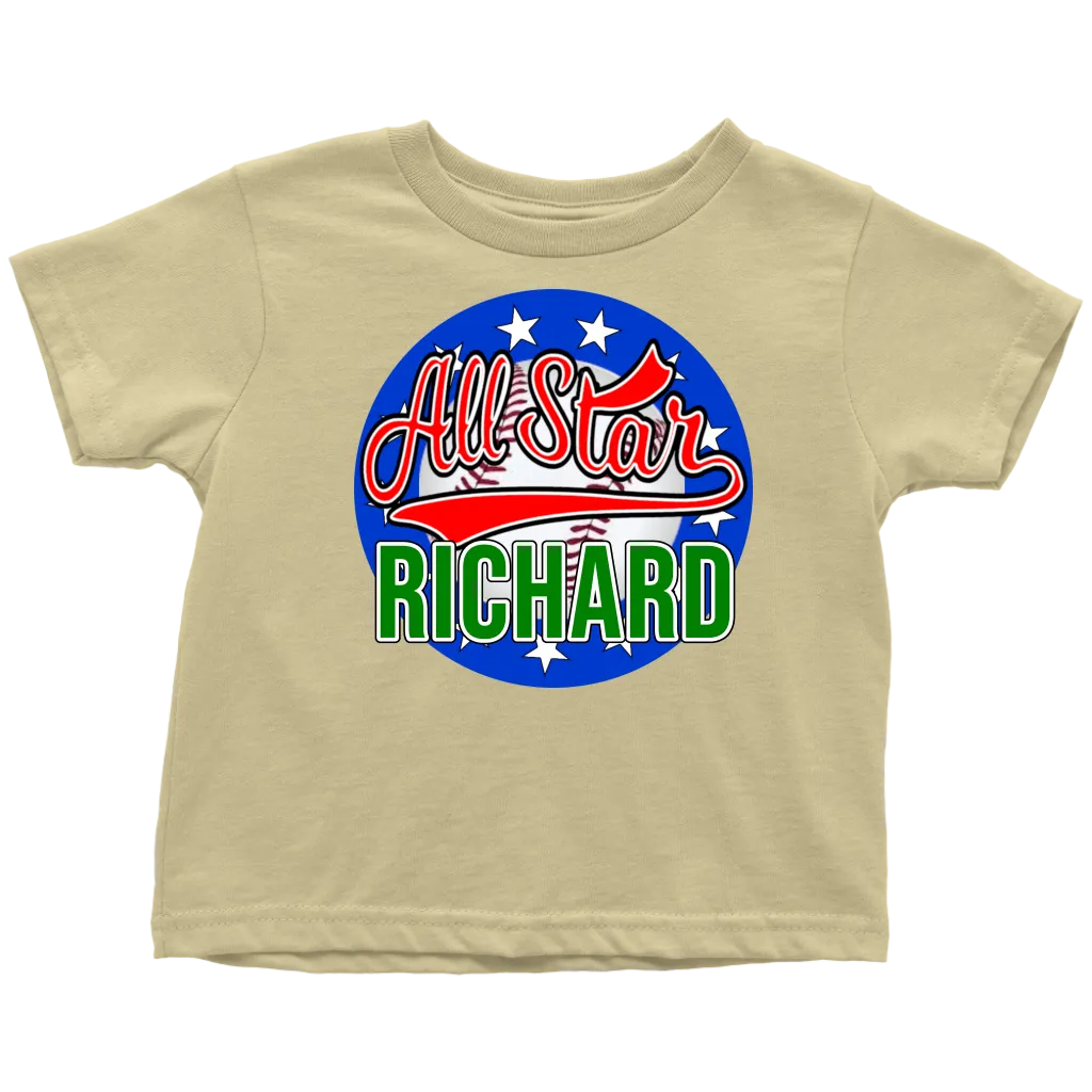 RICHARD ALL STAR TODDLER T-SHIRT FOR RICHARD