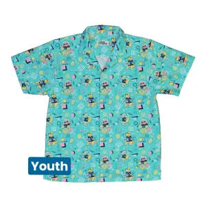 Rocking Dinosaurs Day Youth Hawaiian Shirt