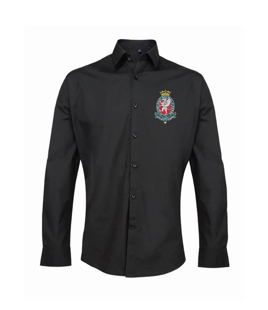 Royal Wessex Yeomanry Embroidered Long Sleeve Oxford Shirt