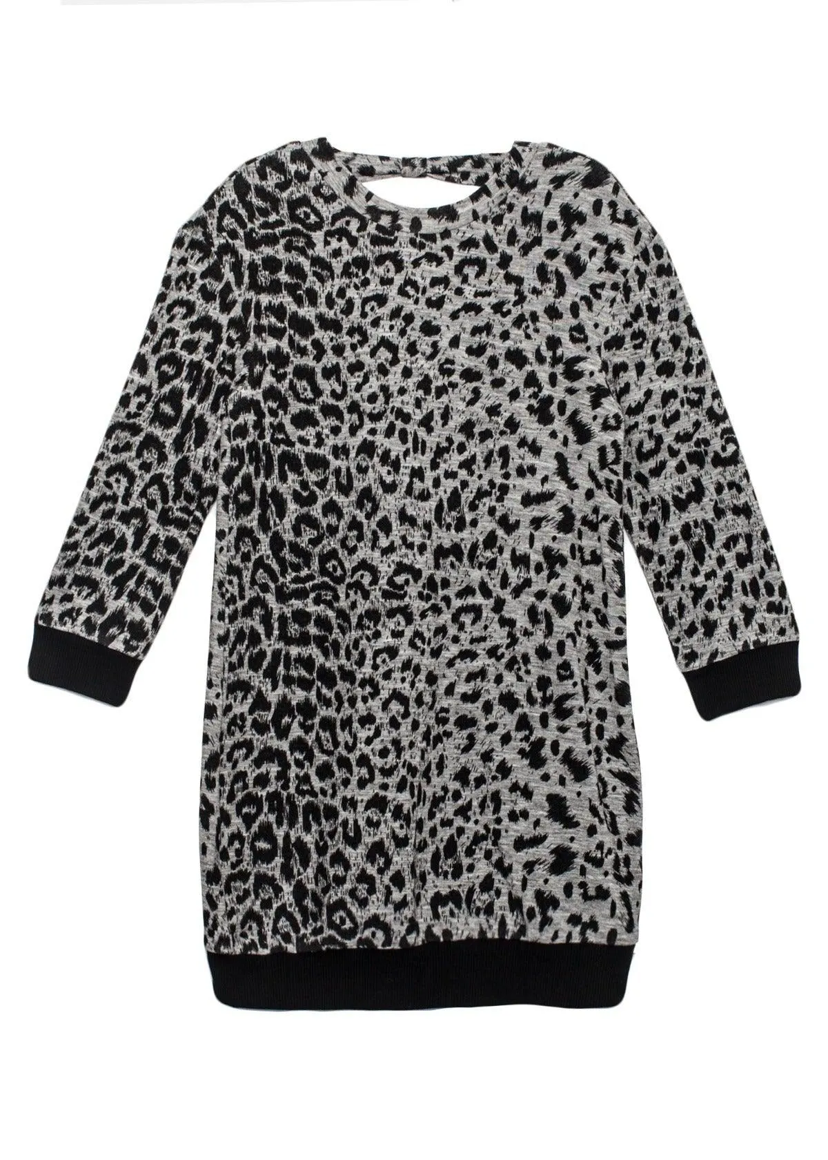 Run Wild Long Sleeve Print Knit Dress