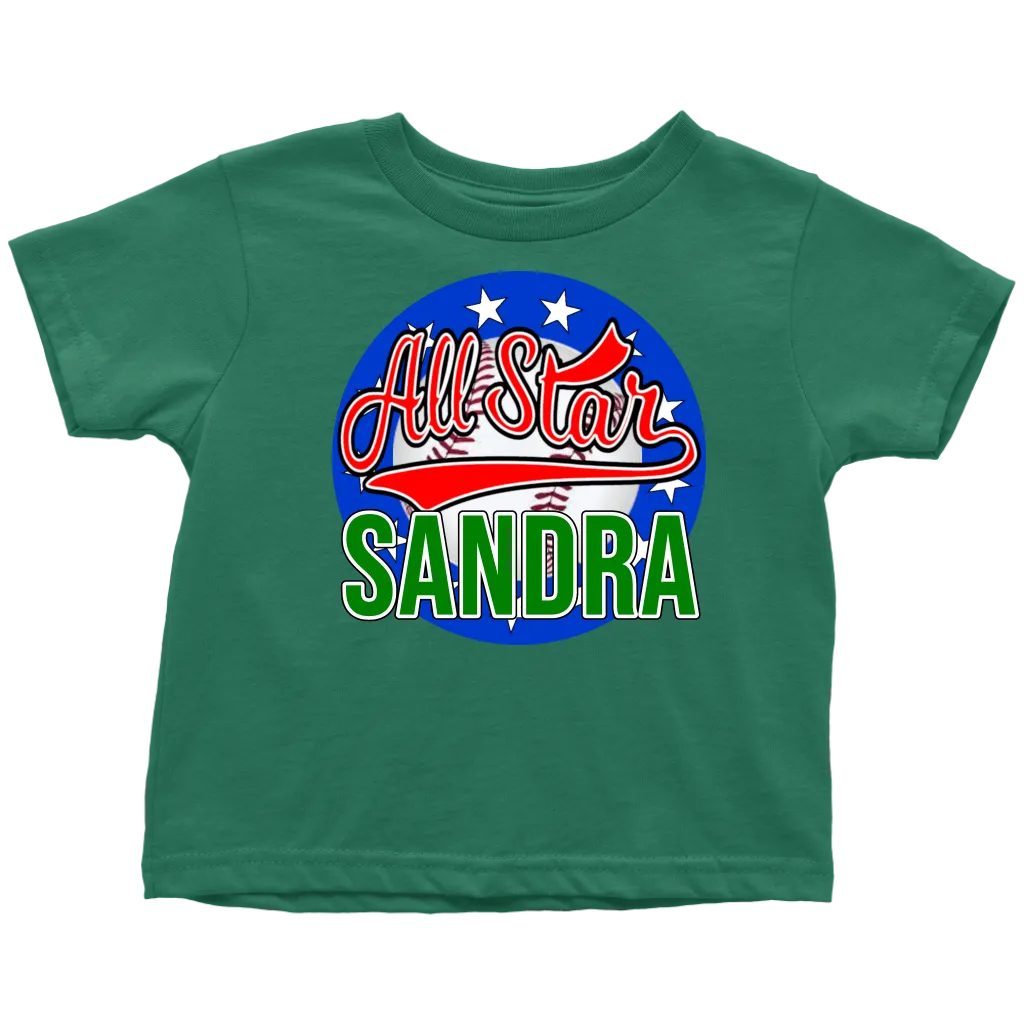 SANDRA ALL STAR TODDLER T-SHIRT FOR SANDRA