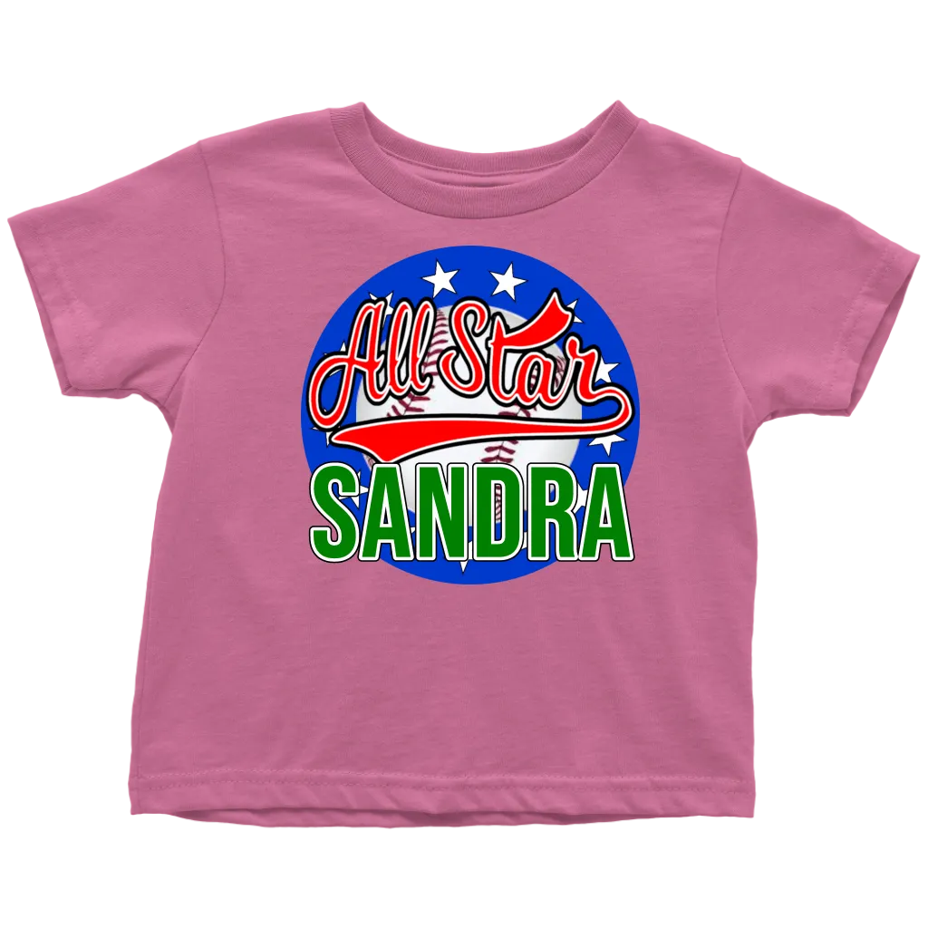 SANDRA ALL STAR TODDLER T-SHIRT FOR SANDRA