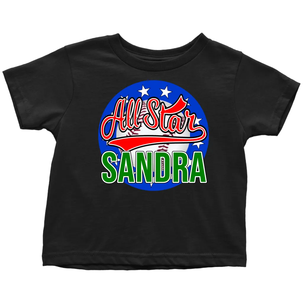 SANDRA ALL STAR TODDLER T-SHIRT FOR SANDRA