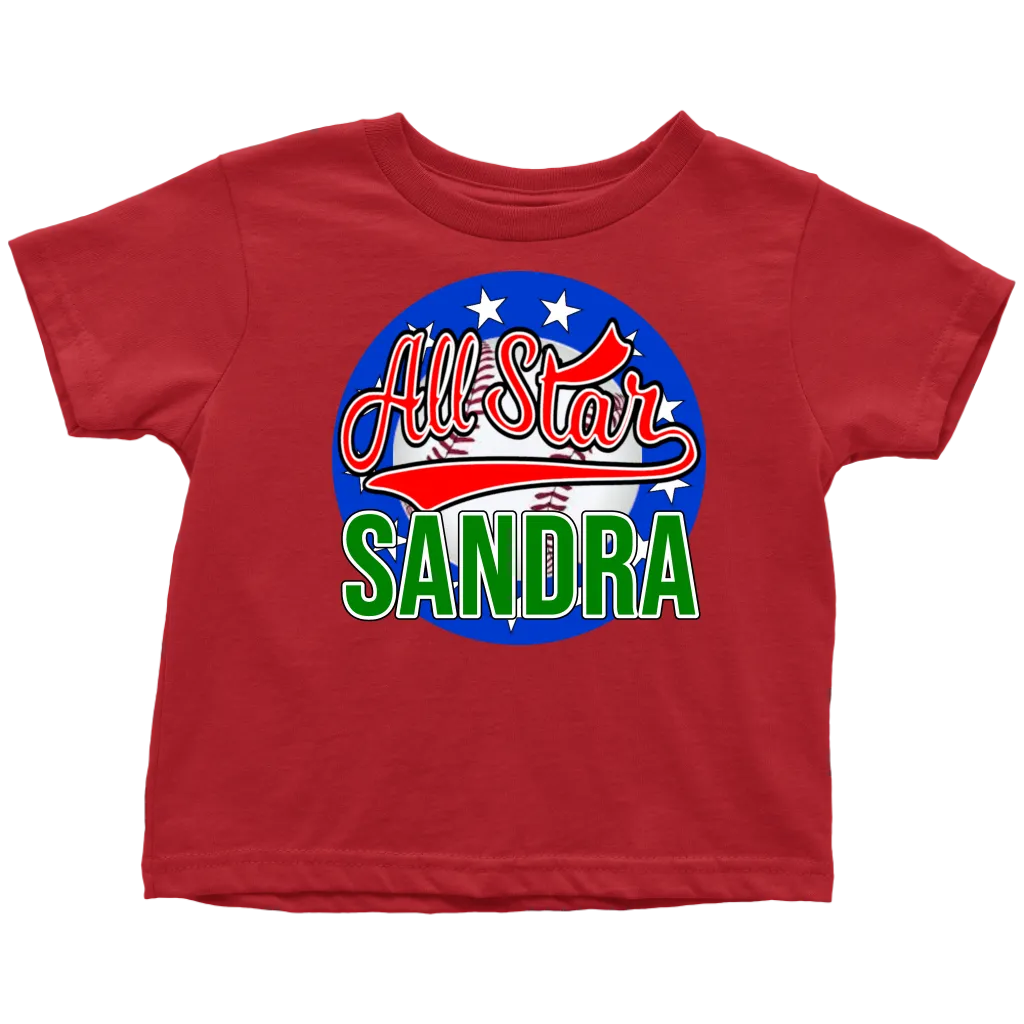 SANDRA ALL STAR TODDLER T-SHIRT FOR SANDRA