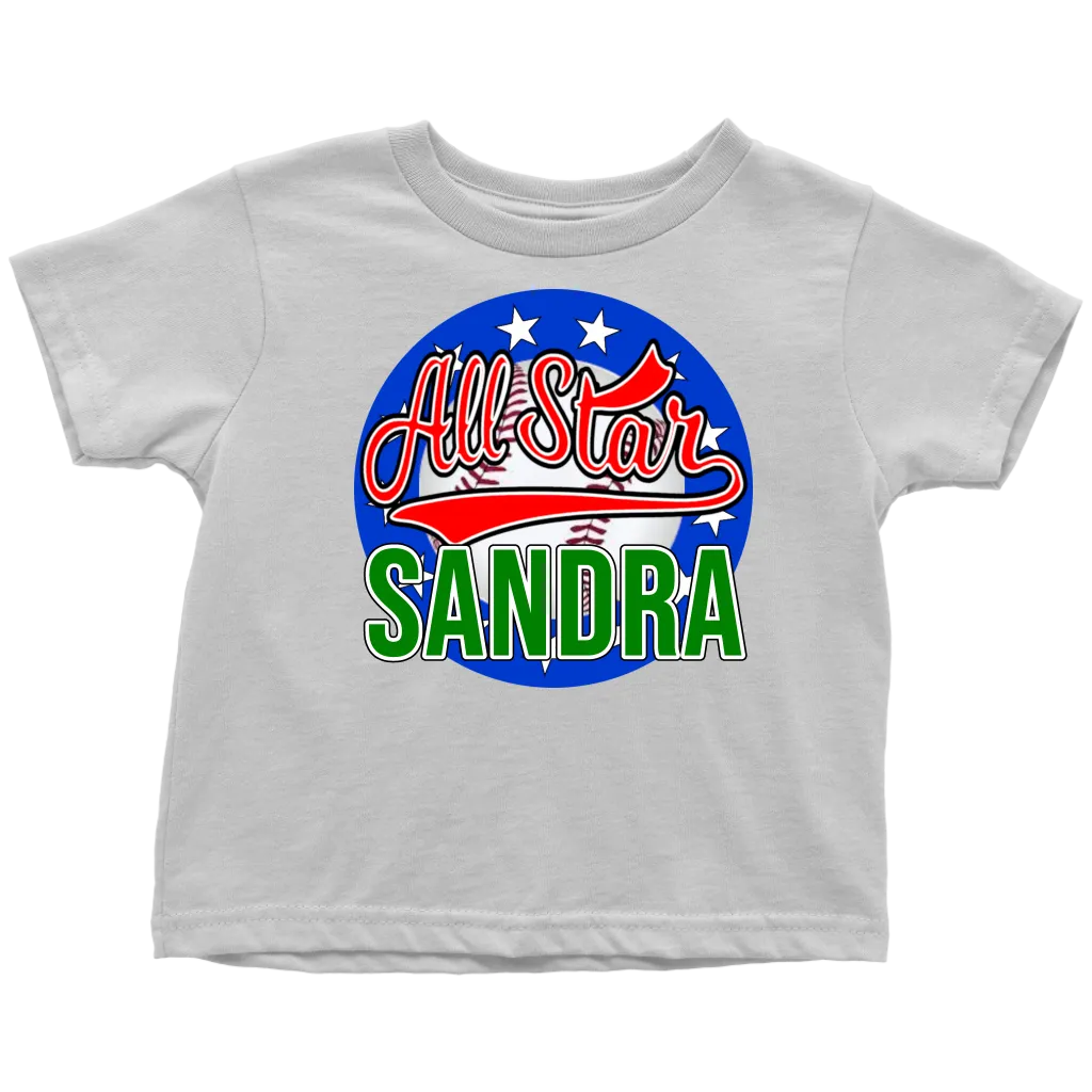 SANDRA ALL STAR TODDLER T-SHIRT FOR SANDRA