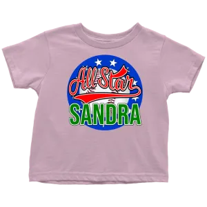 SANDRA ALL STAR TODDLER T-SHIRT FOR SANDRA