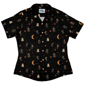 Scaredy Cats Curvy Button Up Shirt