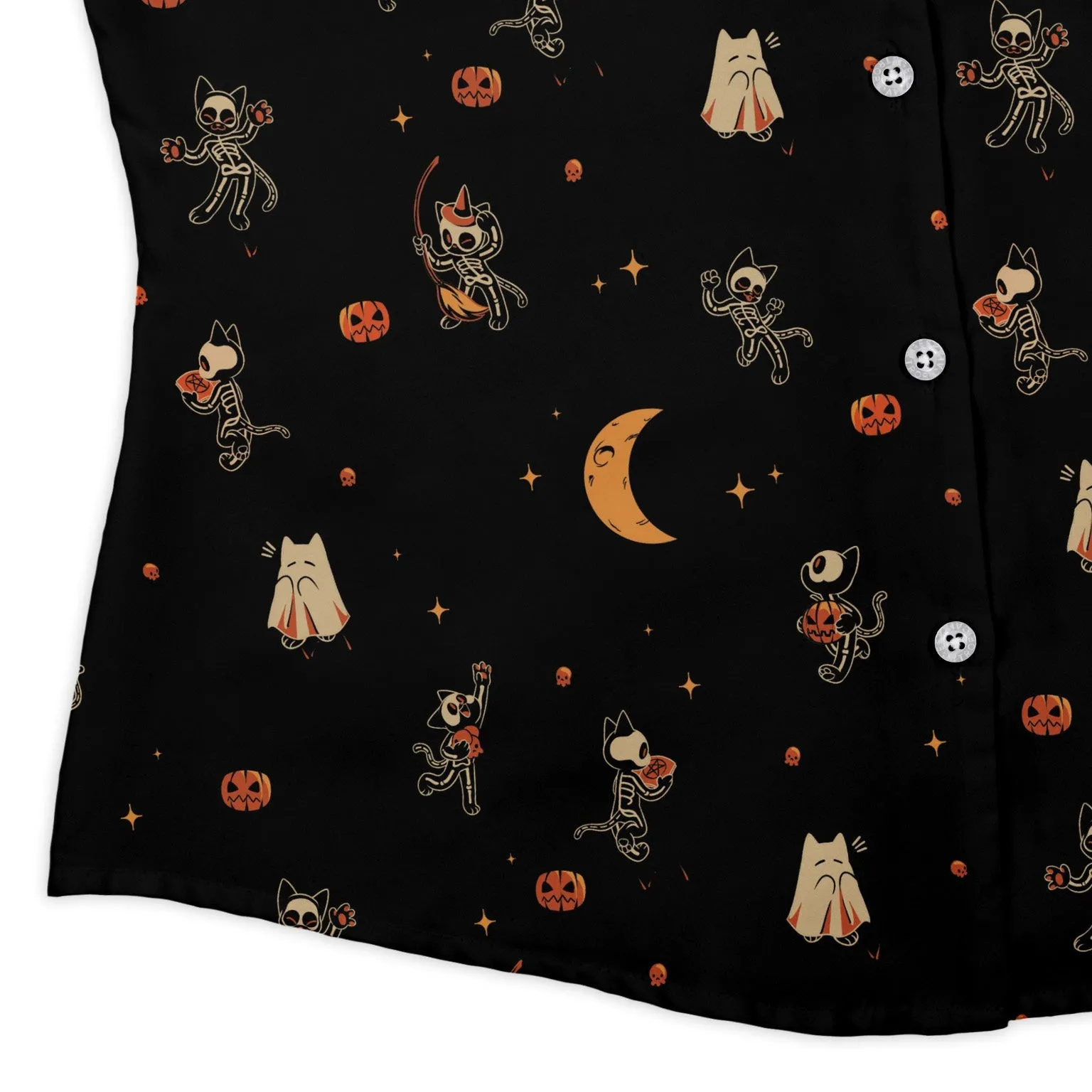 Scaredy Cats Curvy Button Up Shirt