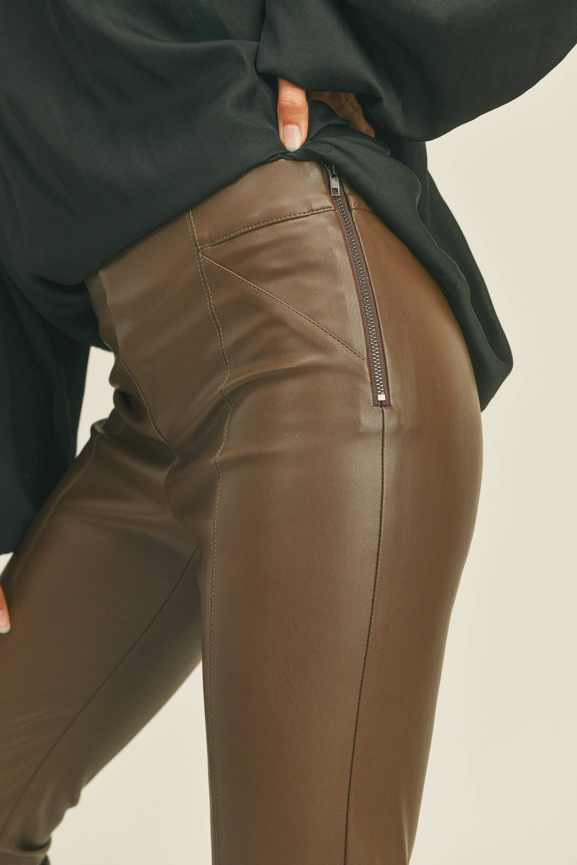 Season of Chic Leather Pants