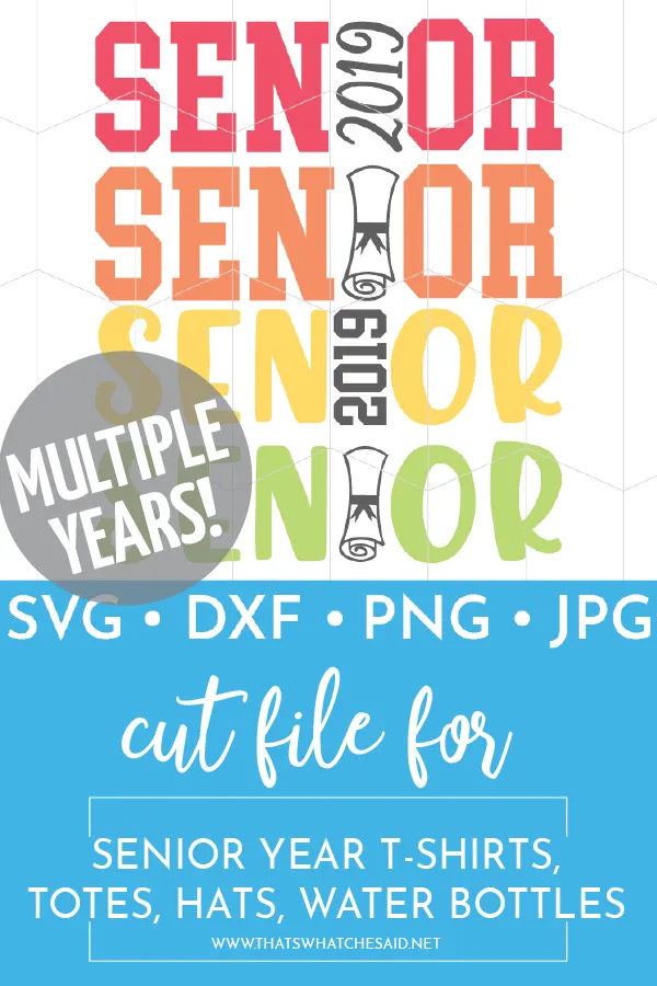 Senior Class SVG Files