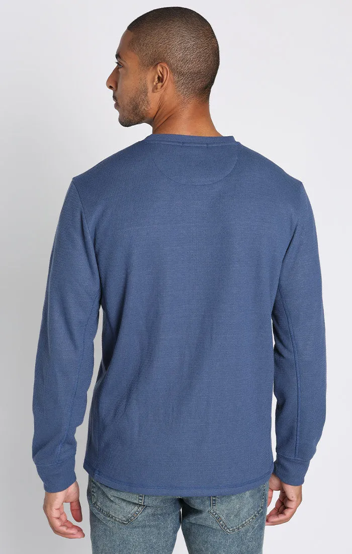 Sherpa Lined Waffle Henley