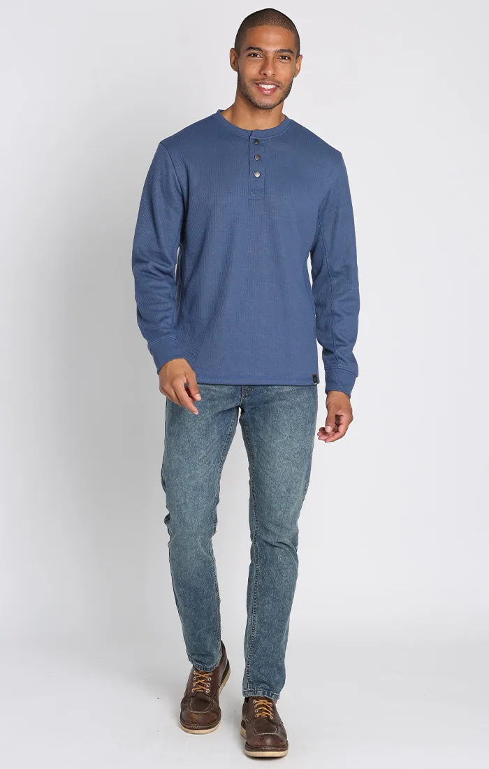 Sherpa Lined Waffle Henley