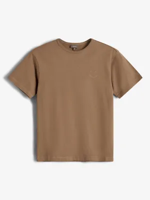 Short Sleeve T-shirt w. Back Print - Tween - Walnut