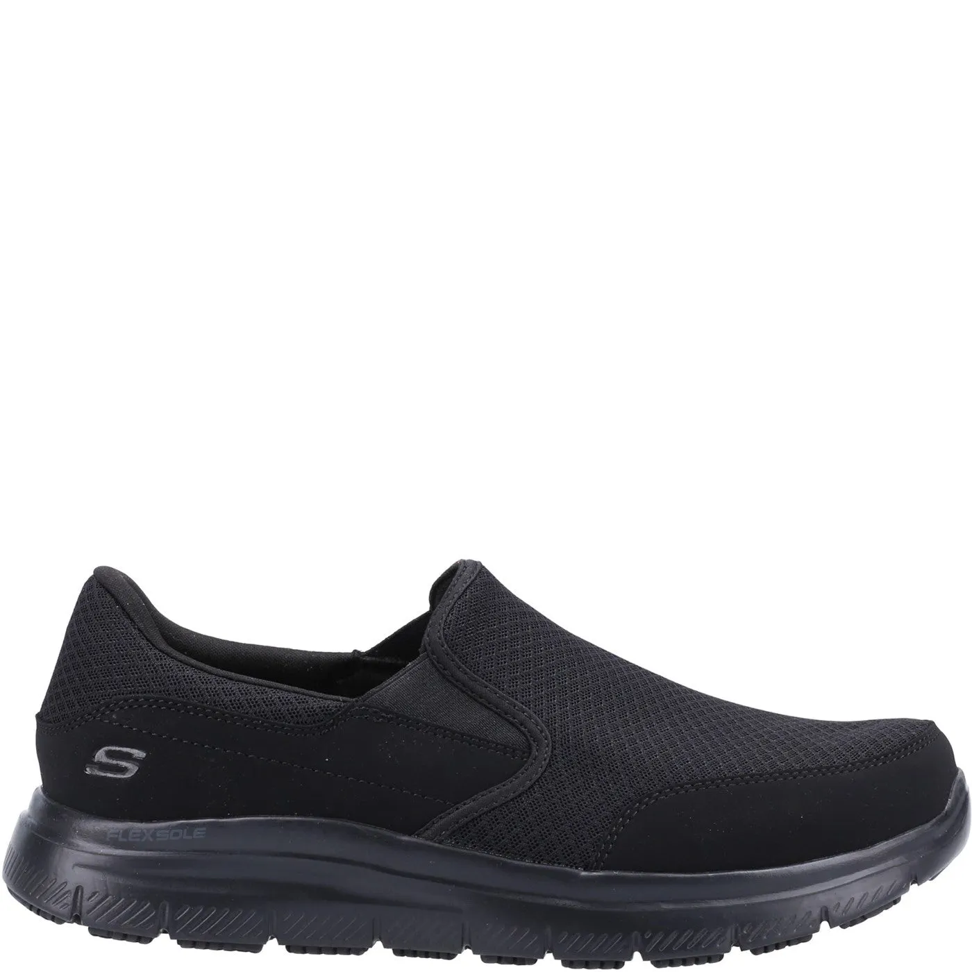 Skechers Workwear McAllen Wide Slip Resistant Occupational Shoe OB Black