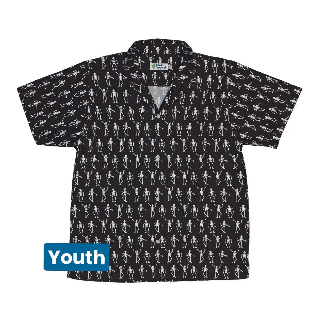 Skeleton Hanging Youth Hawaiian Shirt