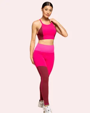 Sky Women  High Waist Workout Pants - Pink