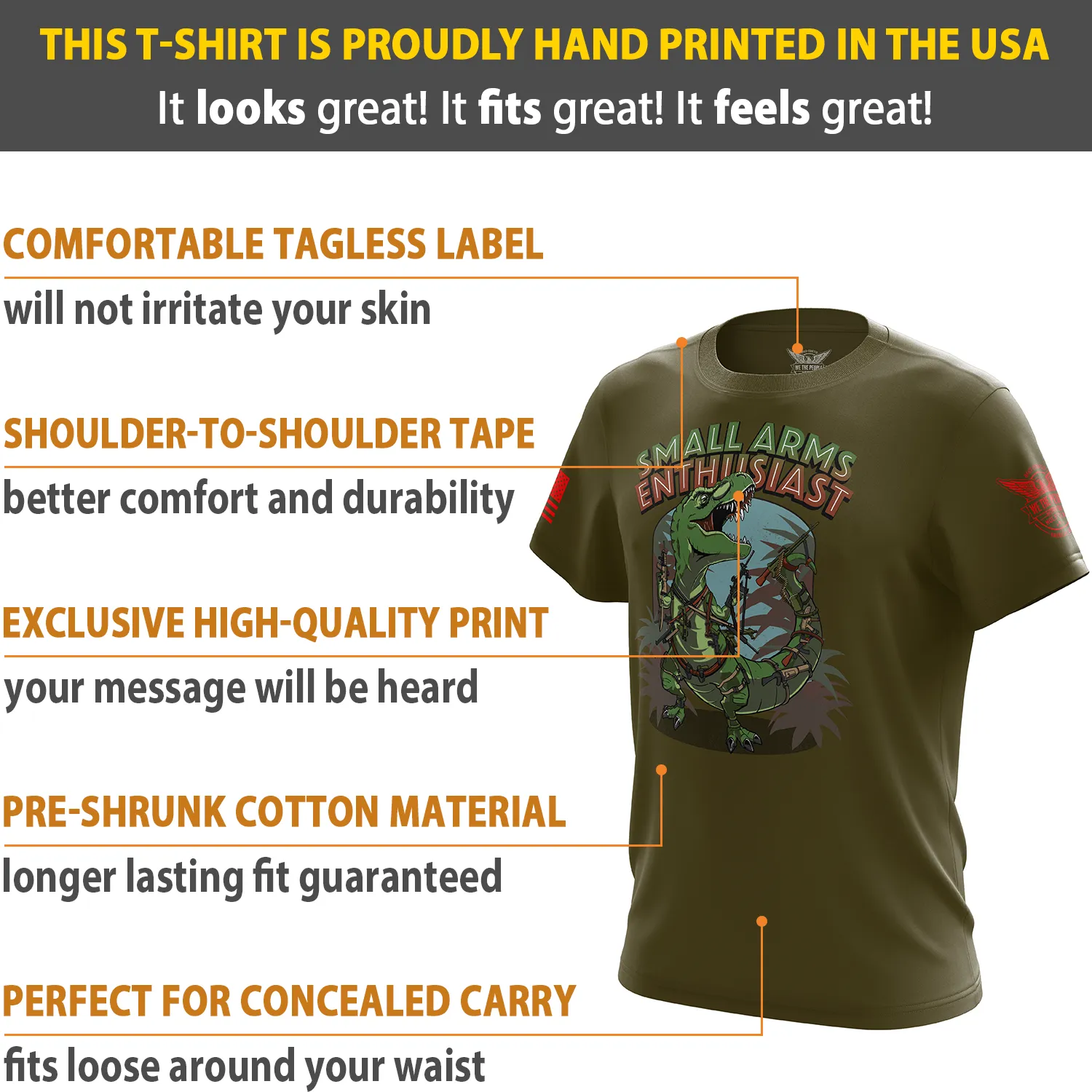 Small Arms Enthusiast Short Sleeve Shirt